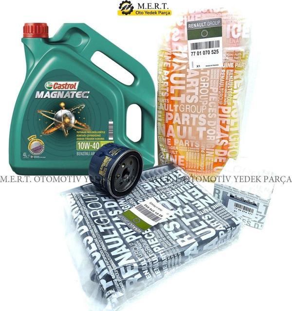 Dacia Logan 1.4 Benzinli Filtre Bakım Seti + Castrol 10W40 - Image 1