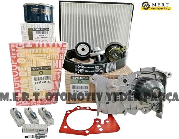 Megane 1 Komple Bakım Seti 1.6 Triger, Devirdaim, Filtre, Buji - Image 1