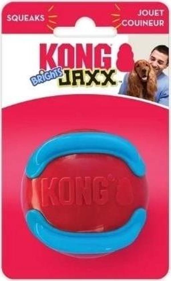 Kong Jaxx Brights Sandviç Şeklinde Köpek Oyuncağı Medium - Image 1