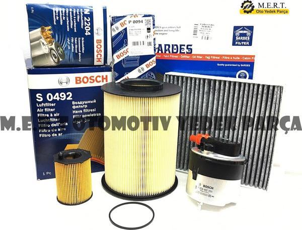 Volvo S40 1.6 Dizel Bosch Filtre Bakım Seti (2007-2010) - Image 1