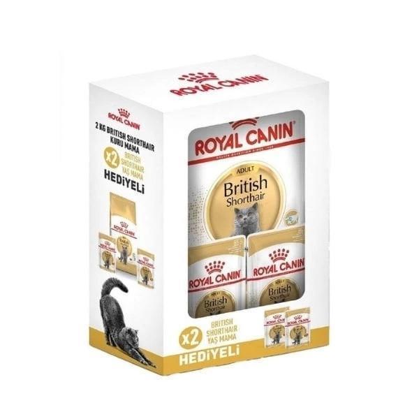 Royal Canin British Shorthair Adult Yetişkin Kedi Maması 2 Kg + 2 Konserve Hediyeli - Image 1
