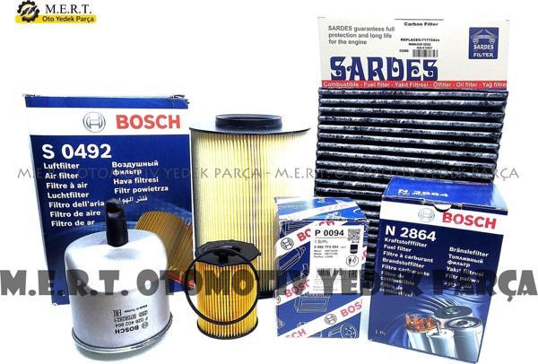 Volvo V50 1.6 Dizel Bosch Filtre Bakım Seti (2010-2011) 115Hp - Image 1