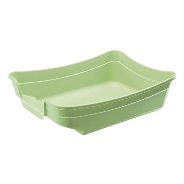 İmac Polly İkinci Yaşam Yavru Kediler için Açık Kedi Tuvaleti Yeşil 35x25x10 Cm - Image 1