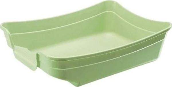 İmac Polly İkinci Yaşam Yavru Kediler için Açık Kedi Tuvaleti Yeşil 35x25x10 Cm - Image 1