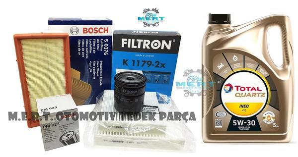 C3 1.2 Vti Puretech Filtre Seti ve İneo Htc Motor Yağı 82 HP - Image 1