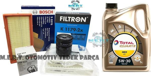 C3 1.2 Vti Puretech Filtre Seti ve İneo Htc Motor Yağı 82 HP - Image 1