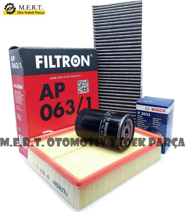 Vw Passat B5 1.6 / 1.8 Benzinli Filtre Bakım Seti (1996-2000) (485189823) - Image 1