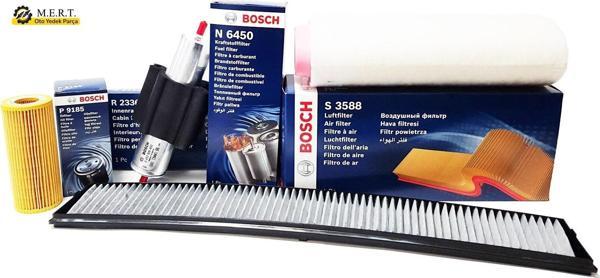 Bmw E46 Dizel 3.20D Bosch Filtre Bakım Seti (2002-2005) - Image 1