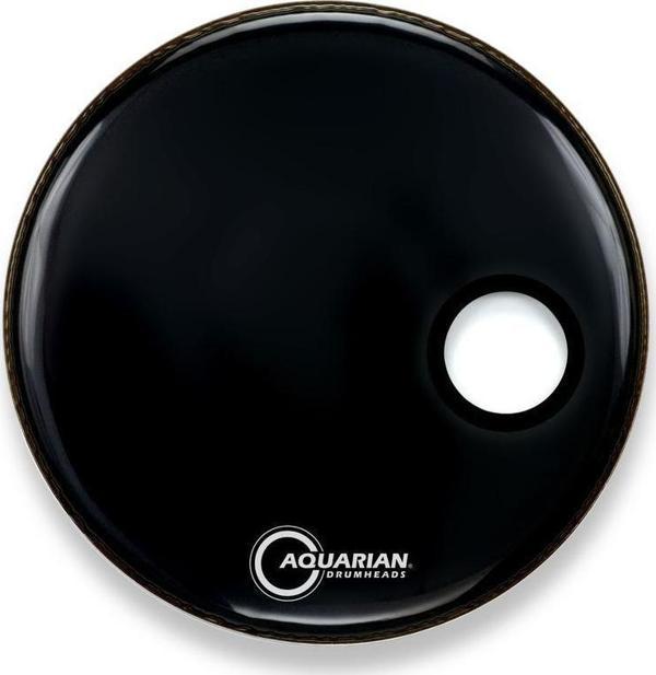 Aquarian 20 İnç Siyah Kick Ön Derisi SMPTCC20BKAQ - Image 1