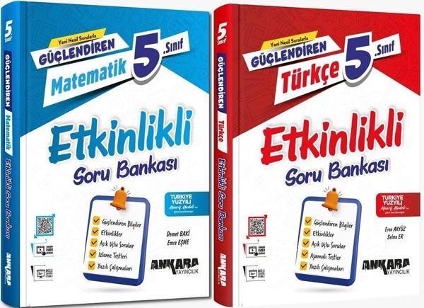 Ankara 2025 5. Sınıf Matematik + Türkçe Güçlendiren Etkinlikli Soru Seti 2 Kitap Güncel Müfredat - Image 1