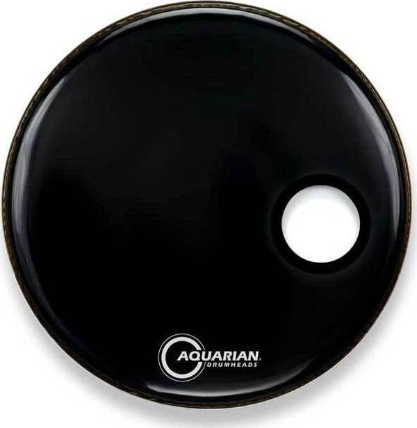Aquarian 22 İnç Siyah Kick Ön Derisi SMPTCC22BKAQ - Image 1