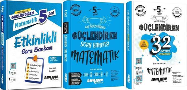 Ankara 2025 5. Sınıf Matematik Güçlendiren Soru + Etkinlik + Haftalık Seti 3 Kitap Güncel Müfredat - Image 1