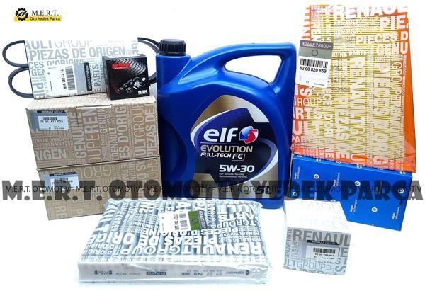 Scenic 3 Komple Bakım Seti 1.5 Dci E5 Triger-Devirdaim-Yağ-Filtre - Image 1