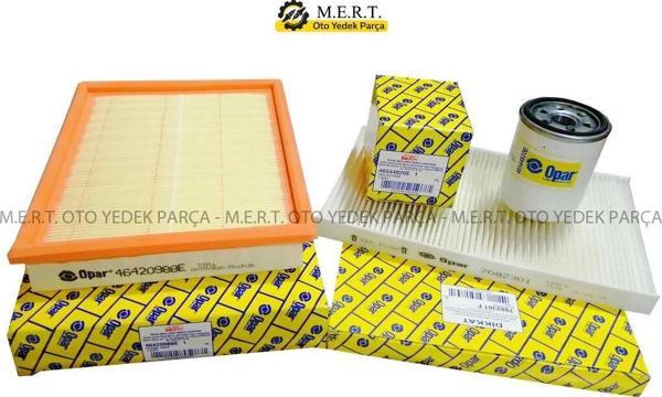 Fiat Palio 1.2 16V Filtre Bakım Seti Hava+Yağ+Polen Opar Orjinal - Image 1