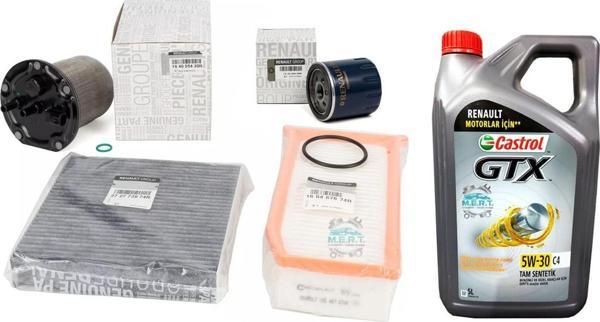 Logan II 1.5 DCi Yağ Bakım Filtre Seti Komple Tip Mazot Filtreli - Image 1