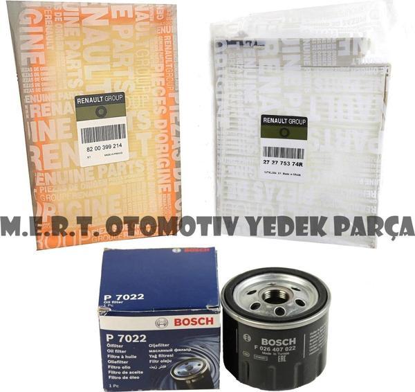 Renault Modus 1.4 Ve 1.6 Filtre Bakım Seti (2004-2010) - Image 1
