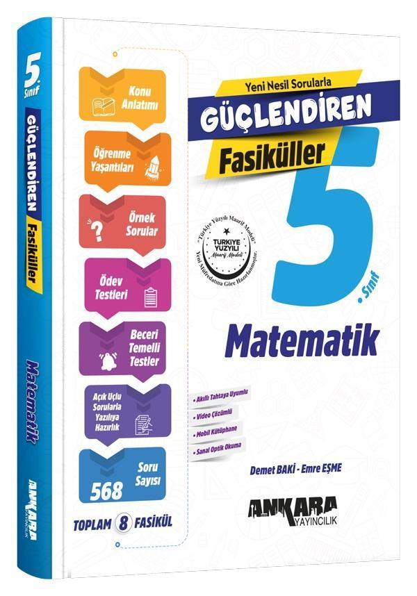 5. Sınıf Matematik Güçlendiren Fasikül Set Güncel Müfredat Ankara Yayıncılık 2026 - Ankara Yayıncılık - Image 1