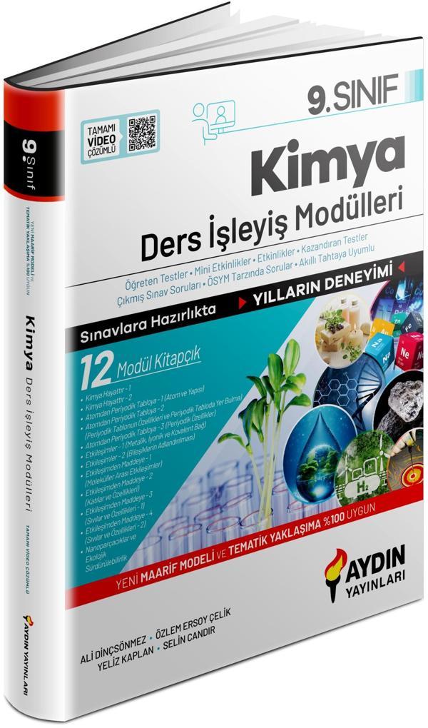 Aydın 2026 9. Sınıf Kimya Ders İşleyiş Modülleri - Aydın Yayınları - Image 1