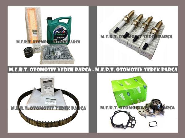 Clio 4 1.2 16V Komple Bakım Seti Triger Devirdaim Buji Filtreler - Image 1