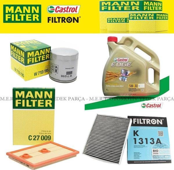 Volkswagen Polo 1.2 Tsı Mann Filtre Bakım Seti 2014-2017 Cjz - Image 1