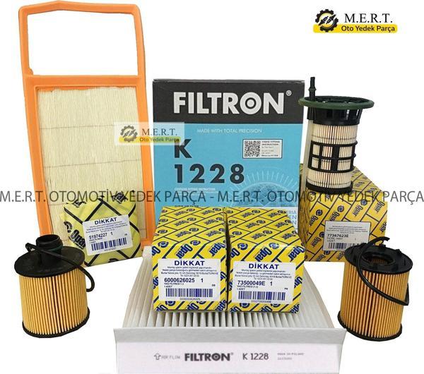 Fiat Fiorino 1.3 Multijet Euro 6 Filtre Bakım Seti 95Hp - Image 1