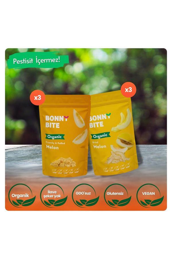 Bonny Bite Organik Çıtır Kavun & Kurutulmuş Kavun 6'Lı Paketi - Image 1