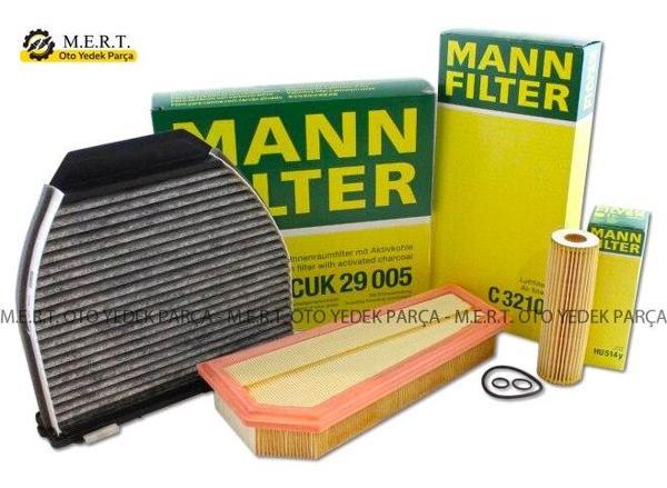 Mercedes E200 Cgı Mann Filtre Bakım Seti (2009-2012) (487404201) - Image 1