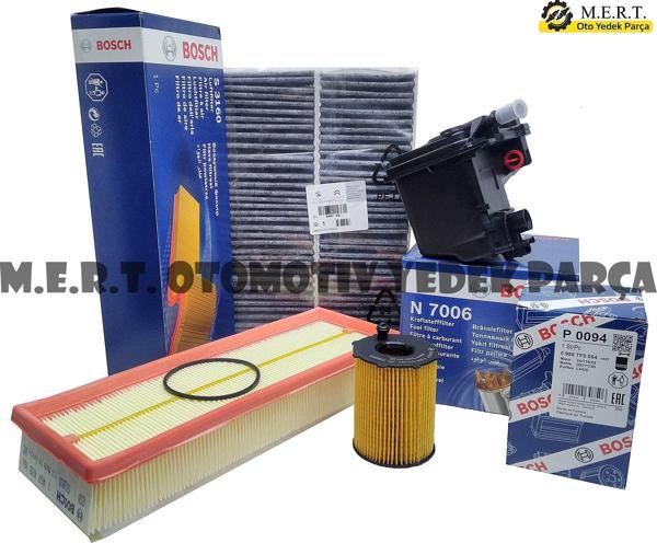 Peugeot Partner 1.6 Hdi Euro 4 Filtre Bakım Seti (2008-2012) - Image 1