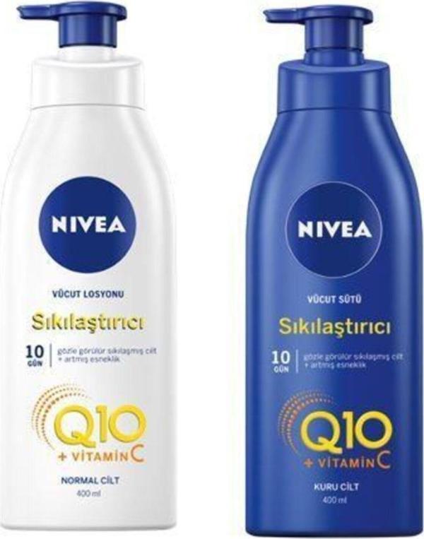 Q10 Sıkılaştırıcı Vücut Losyonu 400 ml 2li Set - Image 1