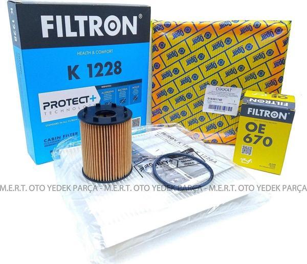 Fiat Linea 1.4 Turbo Filtre Bakım Seti (2007-2012) 120Hp (485469322) - Image 1