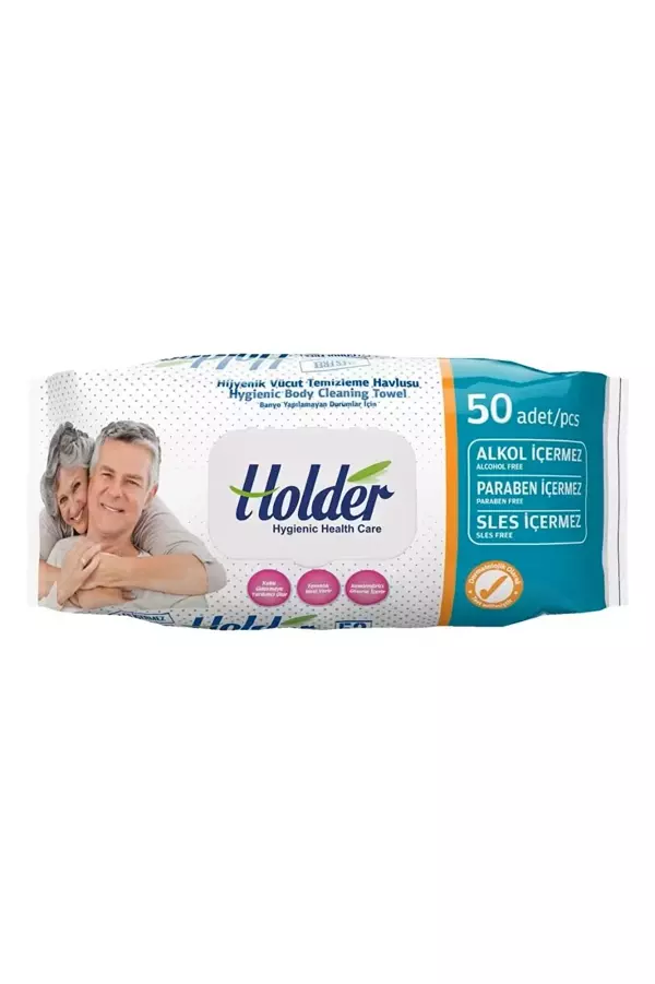 Holder Hijyenik Vücut Temizleme Havlusu 50'li - Image 1