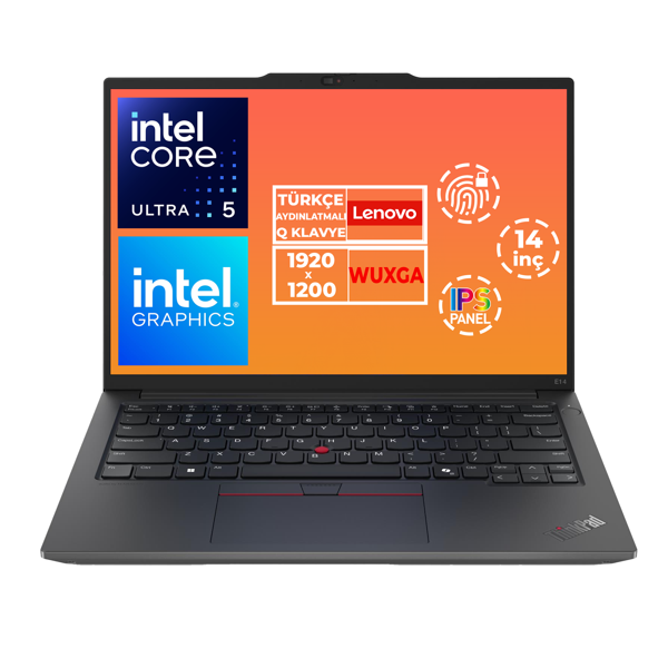 Lenovo ThinkPad E14 G6 Ultra 5 125U 96GB 4TB SSD 14" WUXGA W11P Notebook 21M70092TX 037 - Image 1
