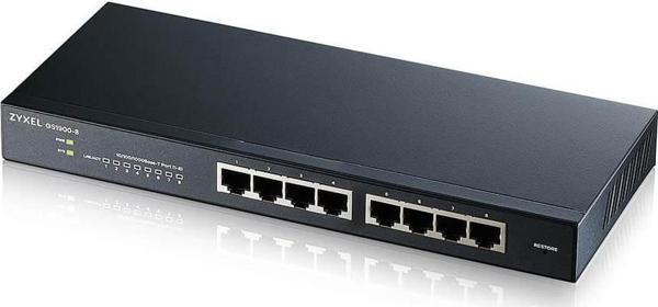 Zyxel GS1900-8 V2 8 Port 8x10/100/1000 Yönetilebilir Switch - Image 1