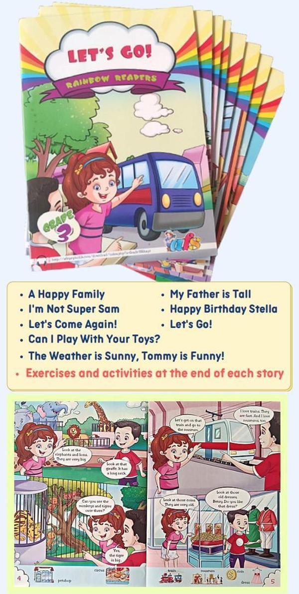 Afs Yayınları Rainbow Readers Grade 2 İngilizce Hikaye Seti 8Li - Kolektif - AFS Yayınları - Image 1
