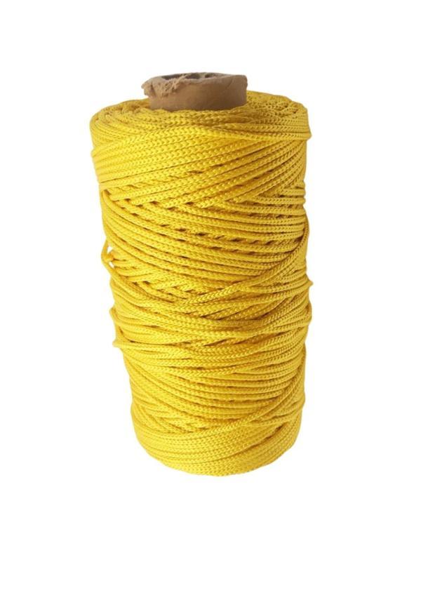 Makrome İpi 3mm Polyester Koyu Sarı - Image 1
