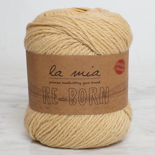 La Mia Re - Born Sarı El Örgü İpi - L124 - Image 1