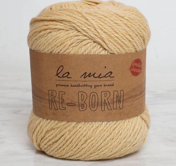 La Mia Re - Born Sarı El Örgü İpi - L124 - Image 1