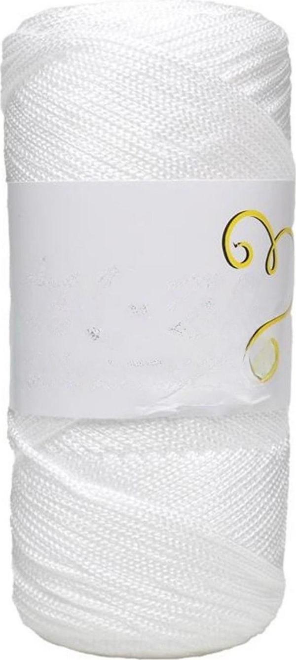 Makrome İpi 3mm Polyester Beyaz - Image 1