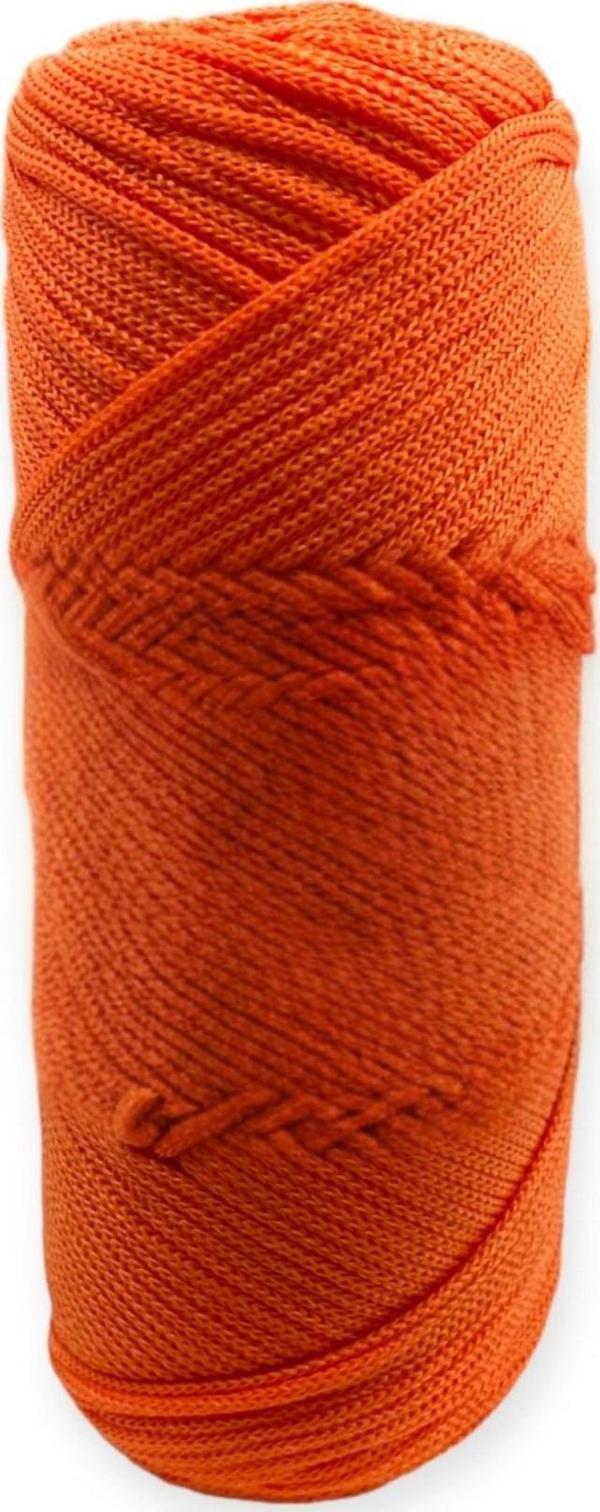 Makrome İpi 3mm Polyester Turuncu Simli - Image 1