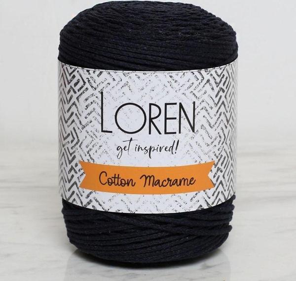  Cotton Macrame Lacivert - R005 - 34361 - Image 1