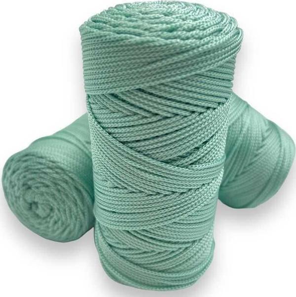 Makrome İpi 3mm Polyester Mint - Image 1