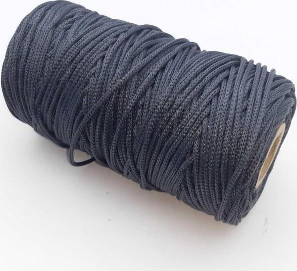 Makrome İpi 3mm Polyester  Füme - Image 1