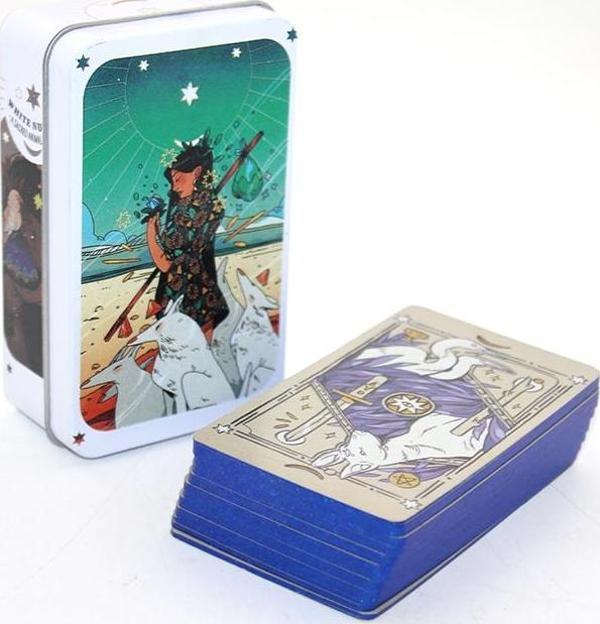Metal Kutulu Tarot Kartı White Numen - Image 1