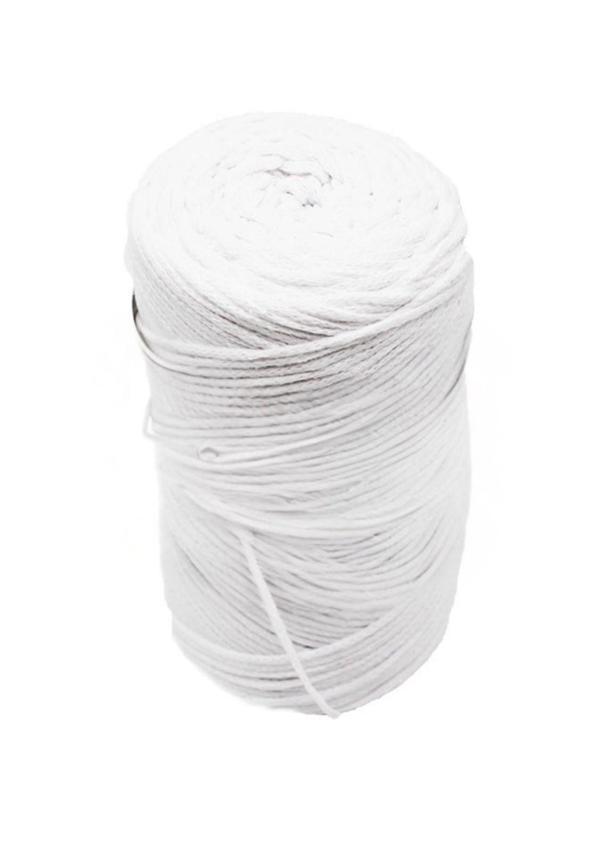Pamuk Makrome 4 mm İp Beyaz - Image 1