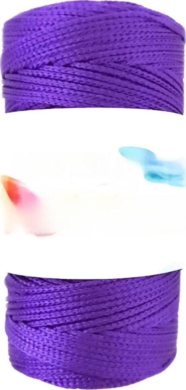 Makrome İpi 3mm Polyester Mor - Image 1