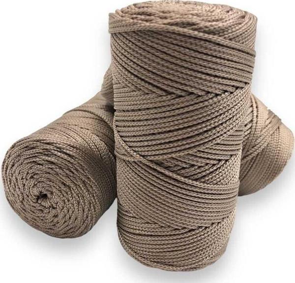 Makrome İpi 3mm Polyester  Vizon - Image 1