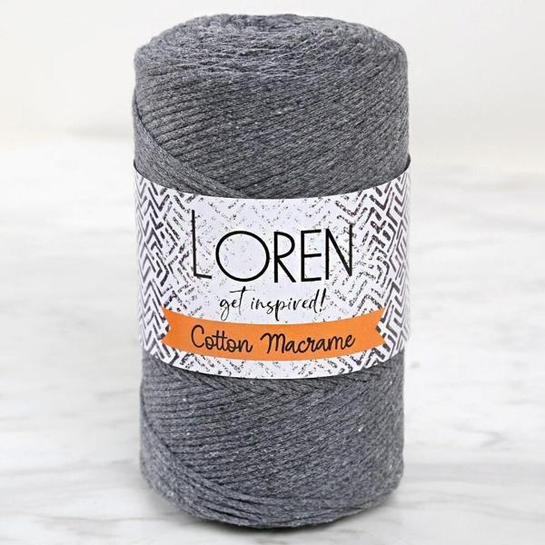  Cotton Macrame Gri - R081 - 34358 - Image 1