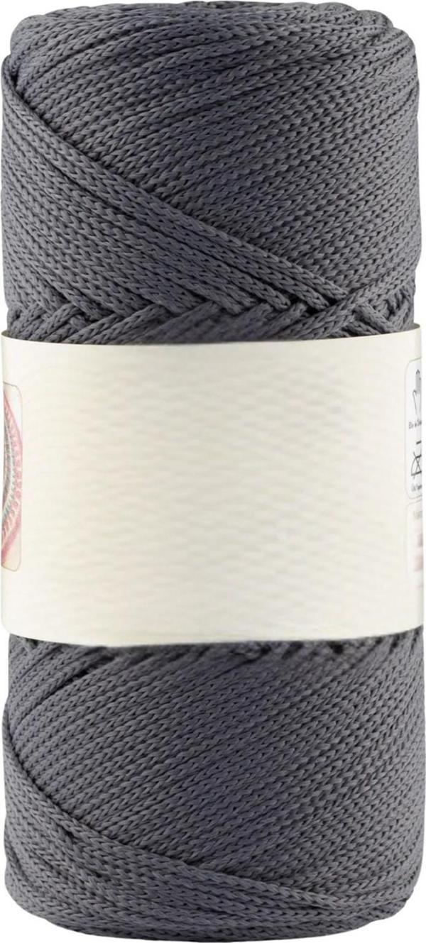 Makrome İpi 3mm Polyester Antrasit - Image 1
