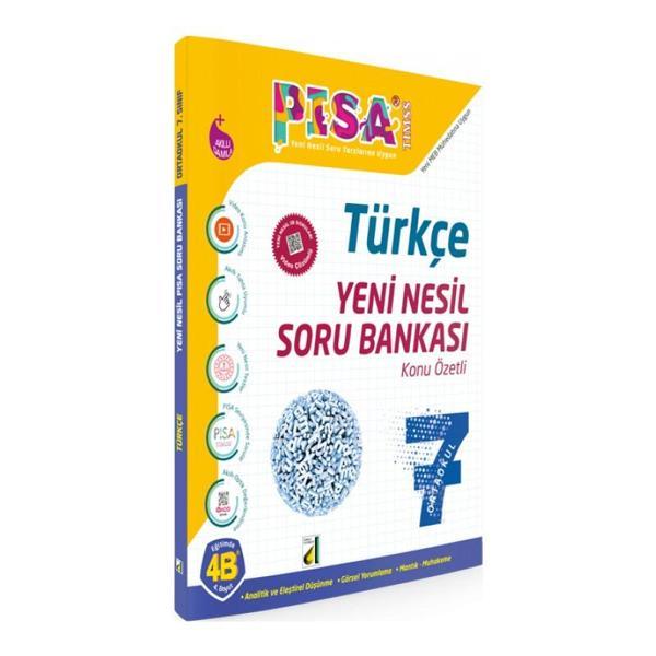 Damla Yayınları 7. Sınıf Pisa Türkçe Yeni Nesil Soru Bankası - Damla Yayınevi - Image 1