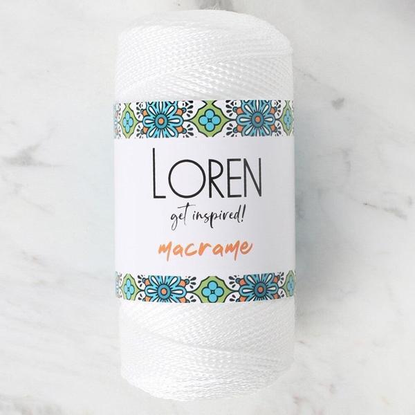  Macrame Beyaz El Örgü İpi - RM 002 - 34324 - Image 1